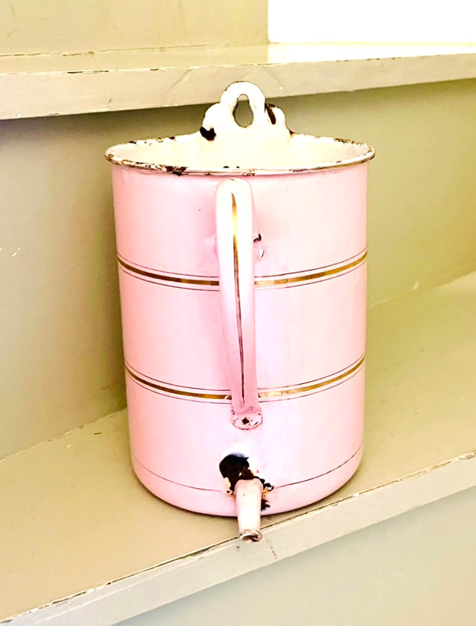 Vintage French enamel douche Iris & Mabel Online